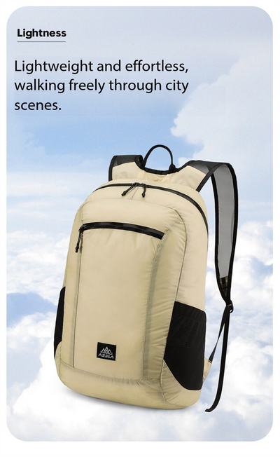 Mochila de Senderismo Ligera AZELA, Blanca para Viajes al Aire Libre con Múltiples Bolsillos y Correas Transpirables - Image 16