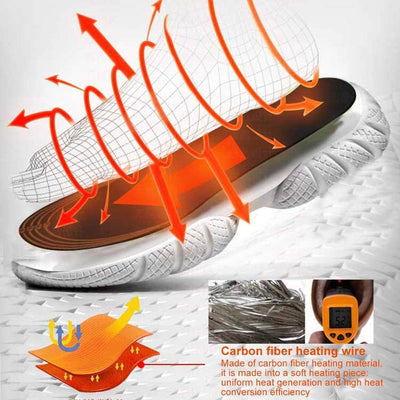 Plantillas Térmicas USB para Zapatos - Calefacción Ajustable para Invierno - Image 8