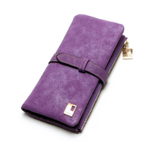 Billetera Larga Coreana de Cuero Mate con Doble Compartimento y Múltiples Tarjetas para Mujer - Image 10