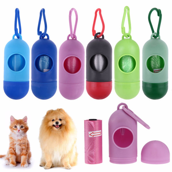 Dispensador de Bolsas para Residuos Mascotas Diseño Hueso