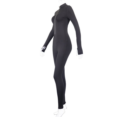 Jumpsuit Largo para Mujer con Cierre Metálico - Otoño e Invierno - Image 8