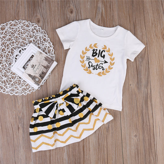 Conjunto de Falda y Blusa de Algodón con Estampado de Lunares - Image 4