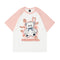 Camiseta Bordada de Manga Corta Unisex