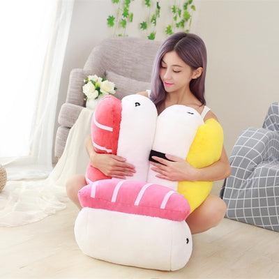 Almohada Decorativa Forma Sushi de Arroz - Cojín Peluche - Image 5