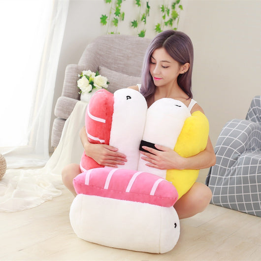 Almohada Decorativa Forma Sushi de Arroz - Cojín Peluche - Image 5