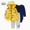 Conjunto Infantil 3 Piezas: Sudadera con Capucha, Manga Larga y Pantalón