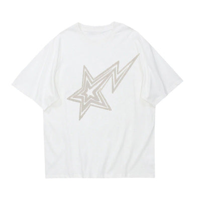 Camiseta Oversized de Hombros Caídos para Hombre - Image 3