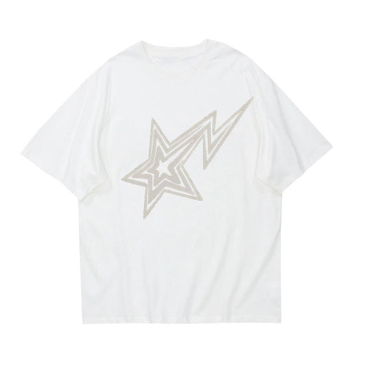 Camiseta Oversized de Hombros Caídos para Hombre - Image 3
