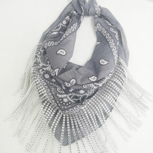 Bandana Franja Strass para Despedida de Soltera - Accesorio Brillante - Image 11