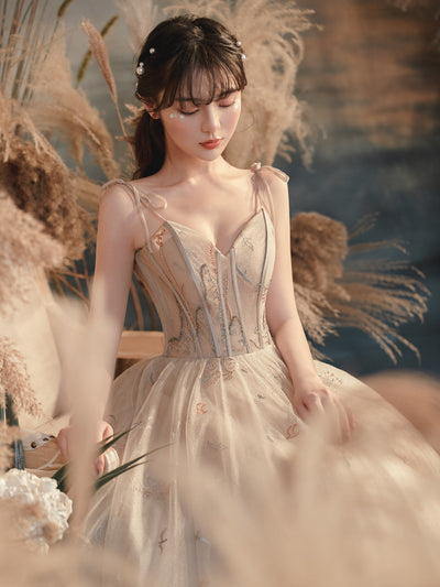 Vestido de Novia con Tirantes para Dama - Elegancia Sofisticada - Image 9