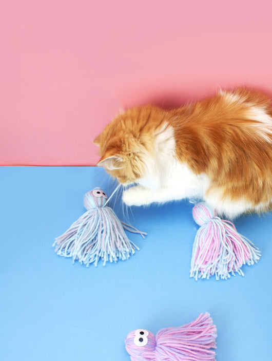 Pelota de Lana para Gatos Resistente a Mordidas con Cuerda Colgante - Image 7