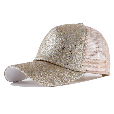 Gorra de Béisbol Fluorescente con Lentejuelas y Protección Solar - Image 12