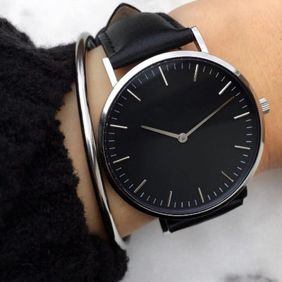 Reloj para Mujer de Correa Simple con Esfera Grande de Cuarzo - Image 12