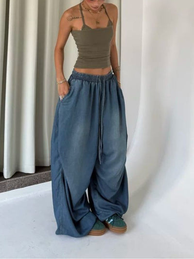 Jeans Vintage Cintura Alta Pierna Ancha Suelta - Image 21