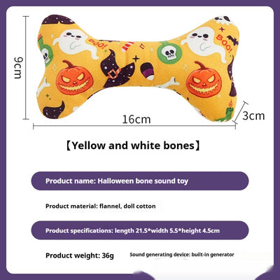Juguete Interactivo Halloween Hueso con Sonido para Mascotas - Image 11