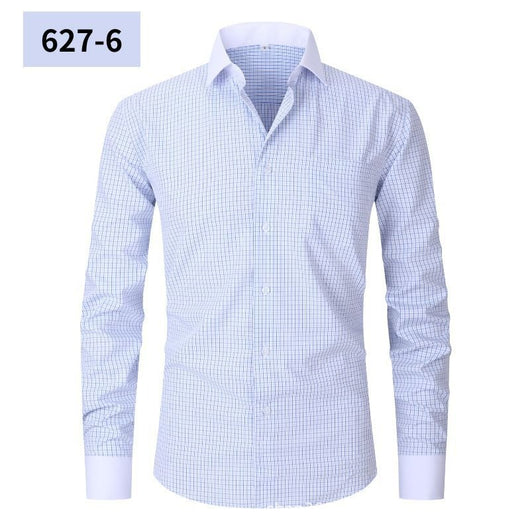 Camisa Rayada de Verano para Hombre Talla Grande - Image 7