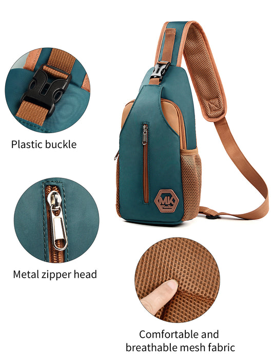 Bolsa Bandolera Crossbody Coreana Resistente - Mochila Pecho Casual - Image 13