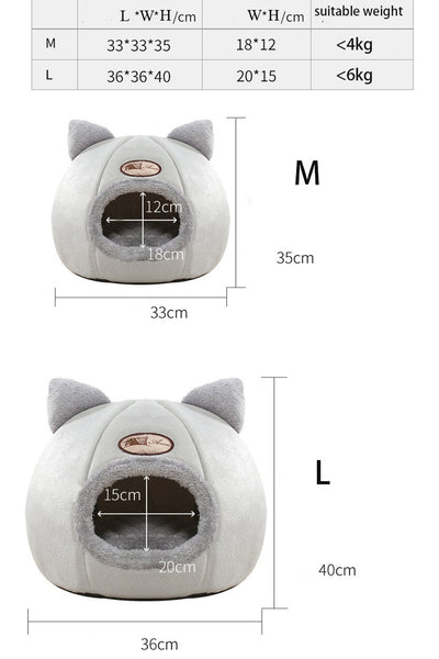 Cama Nido Térmica para Gatos - Sofá Cerrado Grande Impermeable - Image 22