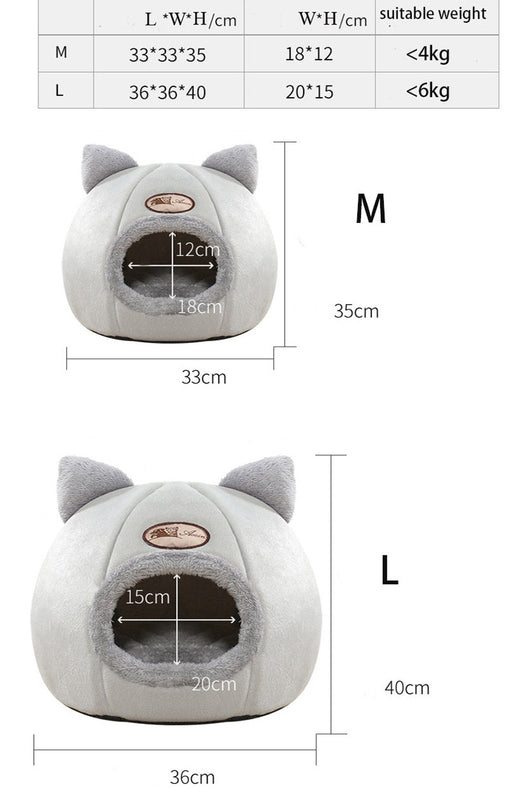 Cama Nido Térmica para Gatos - Sofá Cerrado Grande Impermeable - Image 22