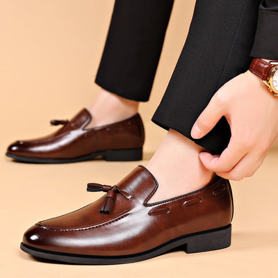 Zapatos de Cuero para Hombre con Tacón Bajo - Colección Ejecutiva - Image 3