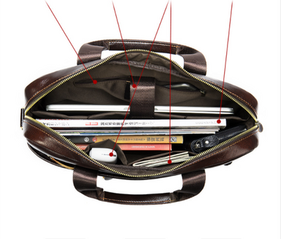 Bolso Vintage de Cuero para Ambiente Profesional - Image 8