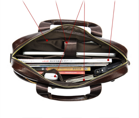 Bolso Vintage de Cuero para Ambiente Profesional - Image 8