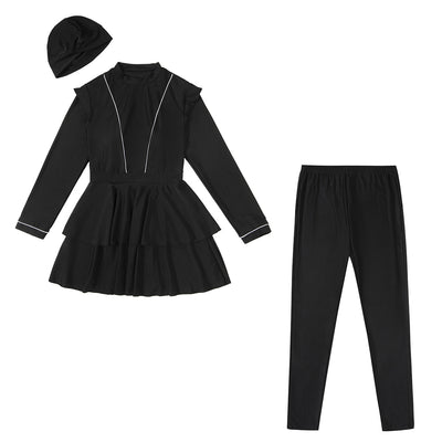 Traje de Baño Conservador Modesto para Playa y Piscina - Image 24