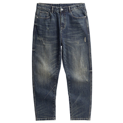 Jeans Retro Holgados de Talle Alto para Hombre Talla Grande - Image 5