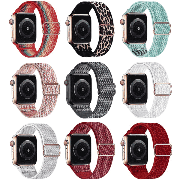 Correa Deportiva Apple Watch 8 Nylon Elástico Transpirable