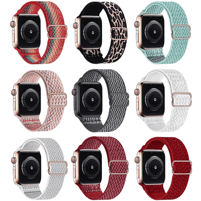 Correa Deportiva Apple Watch 8 Nylon Elástico Transpirable