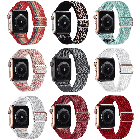 Correa Deportiva Apple Watch 8 Nylon Elástico Transpirable
