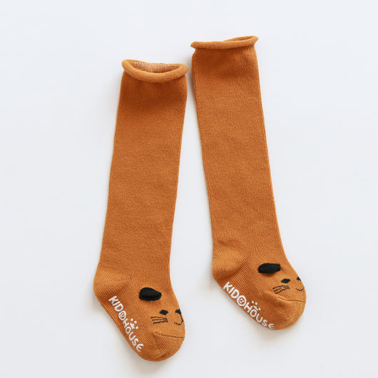Medias Altas de Algodón Antideslizantes para Niños - Calentadores de Pierna Unisex - Image 10