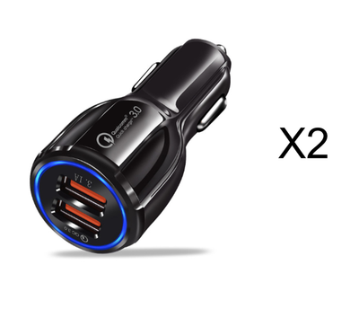 Cargador Rápido Dual USB QC 3.0 para Auto - Carga Ultra Rápida - Image 8