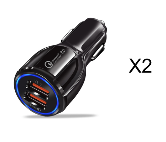 Cargador Rápido Dual USB QC 3.0 para Auto - Carga Ultra Rápida - Image 8