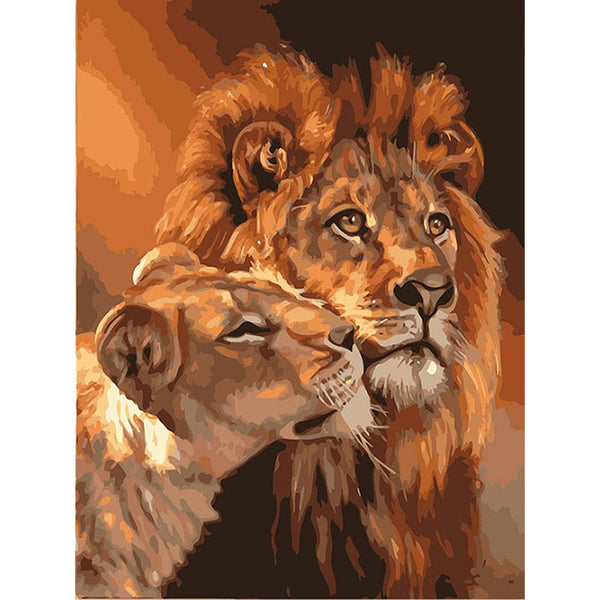 Cuadro Pintura por Números Löwen