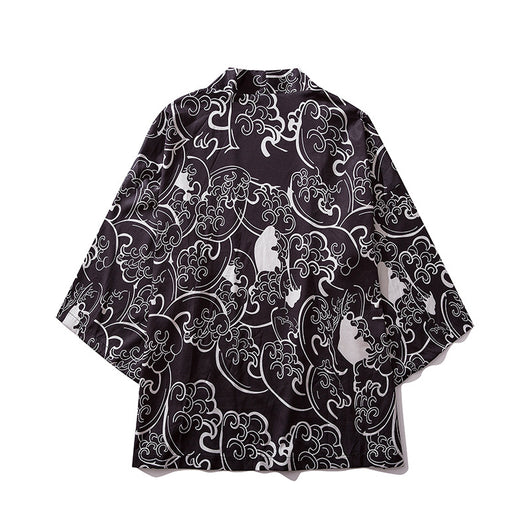 Kimono Retro Japonés de Manga 3/4 - Estilo Relajado y Trendy - Image 6