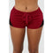 Shorts Deportivos de Yoga con Encaje y Patchwork para Mujer