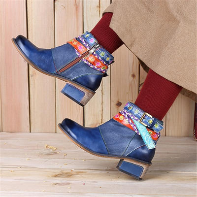 Botas Azules Yauvana para Tobillo - Image 5