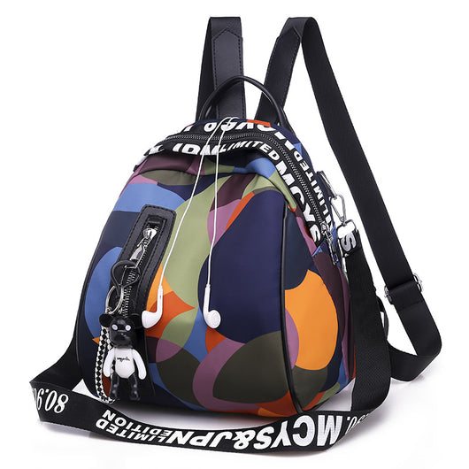 Mochila Mujer Camuflaje Oxford - Estilo Coreano Casual para Viajes - Image 5