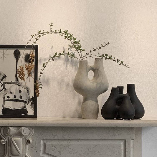 Jarrón Decorativo Nórdico Minimalista para Flores Hidropónicas