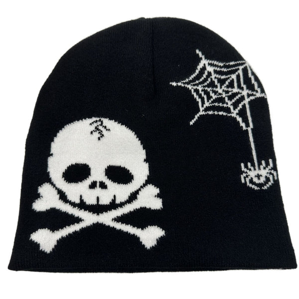 Gorro Pirata Calavera Tejido Jacquard para Fiestas de Halloween - Image 2