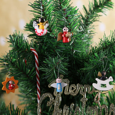 Adorno Navideño de Madera Colgante Pequeño - Image 3
