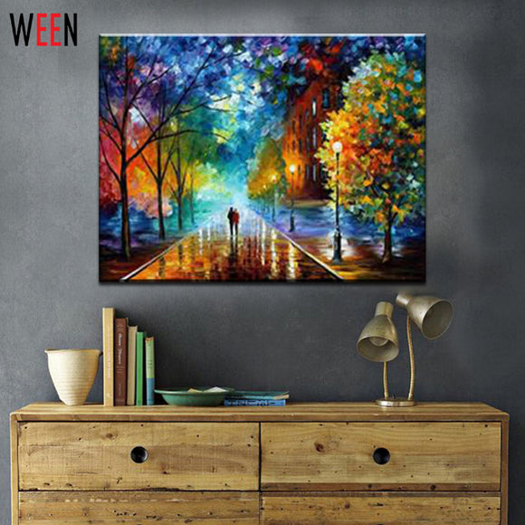 Cuadro Pintura al Óleo por Números - Paseo Rural 40x50cm