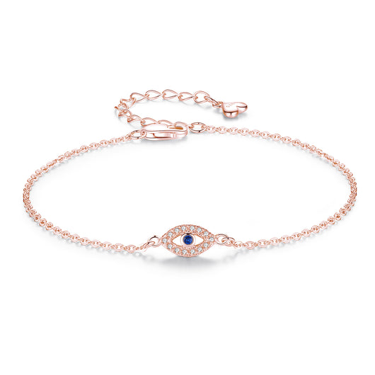 Pulsera de Plata Esterlina Ojo de Demonio con Cruz - Diseño Trending - Image 4