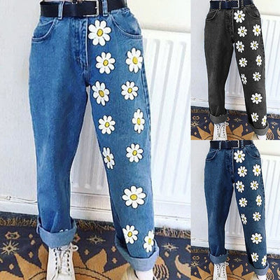 Pantalones Denim Slim Estampados - Image 6