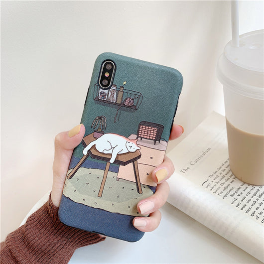 Funda para Celular con Diseño de Gato Relieve Estilo Red - Image 9