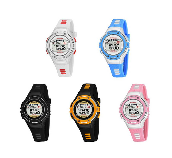 Reloj Deportivo Infantil SYNOKE Multifunción con Luz Nocturna y Alarma