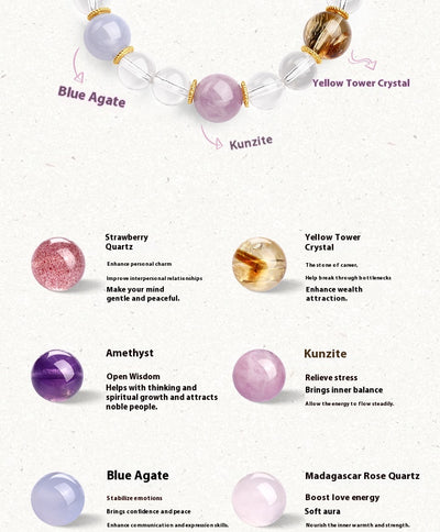 Pulsera de Cristal Amatista Song Ankang - Energía y Bienestar - Image 10