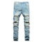 Pantalones Vaqueros Rotos para Hombre - Estilo Street
