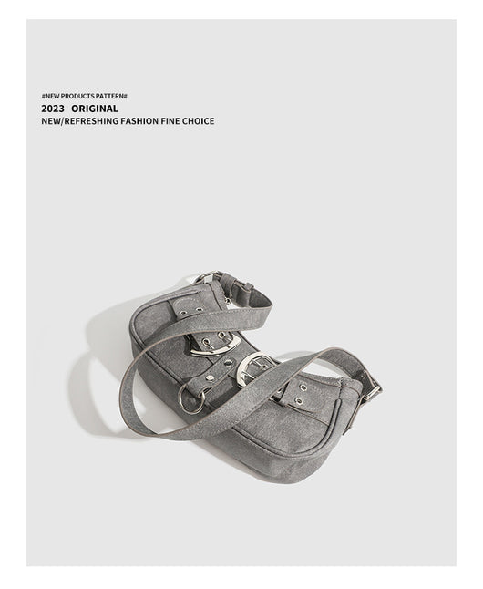 Bolsa de Moda Axilar Estilo Cool Girl Americano - Image 13